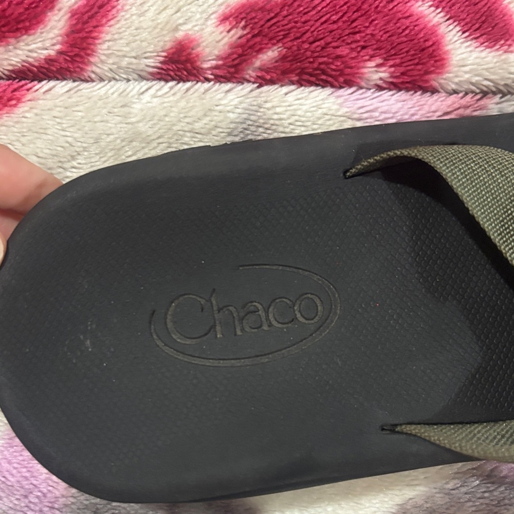 Chaco Dark Brown and Black Slide Sandals - Picture 11 of 12